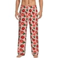 thumbnail image 1 of Daiia Tomatoes Men's Sleep Pant with Pockets and Drawstring,Pajama Pants-X-Large, 1 of 9
