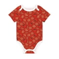 thumbnail image 1 of Daiia Tomatoes Printed Unisex-Baby Short Sleeve Onesies Bodysuits Baby Climbing Clothes Soft and Comfortable Romper with Expandable Shoulder Design-2 Years, 1 of 1