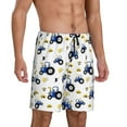 thumbnail image 1 of Daiia Tractor And Vehicle Mens Woven Stretch Pajama Short,Short Pajama Pants-4X-Large, 1 of 7