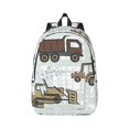 thumbnail image 1 of Daiia Tractor and Dumper Vintage Canvas Backpack for Men and Women ,Hiking Backpack,Travel Laptop Bag for School,Large Capacity Backpack, 1 of 8