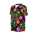 thumbnail image 1 of Daiia Traditional Floral Polish Mens Baseball Jersey Button Down Shirts Short Sleeve Sports Uniforms-3X-Large, 1 of 9