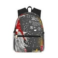 thumbnail image 1 of Daiia Traditional Scandinavian Dwarf School Backpack for Men Women, Unisex Large Waterproof Bookbag Schoolbag Casual Daypack for High School/College/Teens/Travel/Work Black, 1 of 8