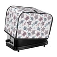 thumbnail image 1 of Daiia Tribal Style Turtle Pattern 2 slice Toaster Cover, Toaster Appliance Dust-proof Cover For Kitchen Small Appliance Dust Cover and Fingerprint Protection, 1 of 7