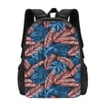 thumbnail image 1 of Daiia Tropical Leaves Backpack for Men and Women -Durable Backpack Large Capacity, Water-Resistant Bag with Adjustable Straps and Laptop Compartment, 1 of 9