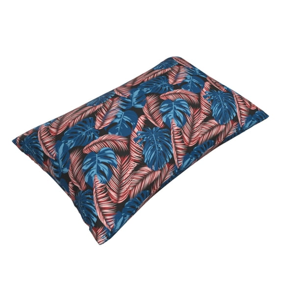 Daiia Tropical Leaves Bedding Waterproof Pillow Protector Zippered Queen – Bed Bug Proof Pillow Encasement-14"x20"