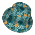 thumbnail image 1 of Daiia Tropical Leaves Pattern Bucket Hat - Trendy Cotton Sun Hat for Beach, Golf, Fishing - Fun Outdoor Vacation Boonie for Men and Women, 1 of 9