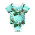 thumbnail image 1 of Daiia Tropical Pineapple Printed Unisex-Baby Short Sleeve Onesies Bodysuits Baby Climbing Clothes Soft and Comfortable Romper with Expandable Shoulder Design-2 Years, 1 of 8