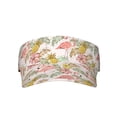 thumbnail image 1 of Daiia Tropical Pink Flamingo Pineapple Pattern Sport Sun Visor Hats Visor Cap Adjustable Empty Top Baseball Cap Cotton Ball Caps for Women and Men, 1 of 8