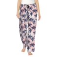 thumbnail image 1 of Daiia Tropics Palm Trees Women's Sleep Pant with Pockets and Drawstring,Pajama Pants-Small, 1 of 9