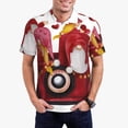 thumbnail image 1 of Daiia Truck With Gnomes Pattern Men’s Polo Shirts,Solid Deck Shirt,Classic Fit, Breathable Cotton Polo for Casual and Sport Wear-4X-Large, 1 of 7