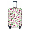 thumbnail image 1 of Daiia Tulips Flowers Luggage Cover, Thickened Washable Travel Luggage Covers, Elastic Unique Baggage Covers for 18-20 inch Luggage-Small, 1 of 9