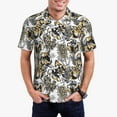 thumbnail image 1 of Daiia Tulips Flowers Pattern Men’s Polo Shirts,Solid Deck Shirt,Classic Fit, Breathable Cotton Polo for Casual and Sport Wear-4X-Large, 1 of 9