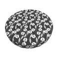 thumbnail image 1 of Daiia Tulips Flowers Stool Covers Round,Round Bar Stool Covers Waterproof Bar Chair Covers Washable Stool Cushion Slipcover for 12-14 Inch Chair-12 inch, 1 of 7