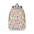 thumbnail image 1 of Daiia Tulips Flowers Vintage Canvas Backpack for Men and Women ,Hiking Backpack,Travel Laptop Bag for School,Large Capacity Backpack, 1 of 8