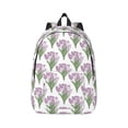 thumbnail image 1 of Daiia Tulips Flowers Vintage Canvas Backpack for Men and Women ,Hiking Backpack,Travel Laptop Bag for School,Large Capacity Backpack, 1 of 8