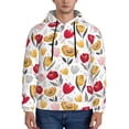 thumbnail image 1 of Daiia Tulips Flowers for Men's Fashion Hoodies & Sweatshirts with Kangaroo Pocket Hooded Sweatshirt Breathable & Moisture Wicking-Large, 1 of 7