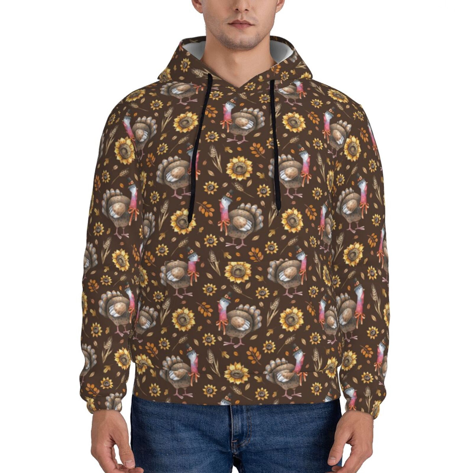 Sunflower Print Men's Sweatshirt main image 0