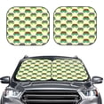 thumbnail image 1 of Daiia Turtle On Skateboard 2PCS Car Windshield Sun Shade, Foldable Sun Shield for Car Front Window, Auto Sun Blocker Visor Protector Universal for Truck SUV Pickup-Small, 1 of 7