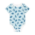 thumbnail image 1 of Daiia Turtle Printed Unisex-Baby Short Sleeve Onesies Bodysuits Baby Climbing Clothes Soft and Comfortable Romper with Expandable Shoulder Design-2 Years, 1 of 8