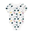 thumbnail image 1 of Daiia Turtles And Corals Printed Unisex-Baby Short Sleeve Onesies Bodysuits Baby Climbing Clothes Soft and Comfortable Romper with Expandable Shoulder Design-2 Years, 1 of 1
