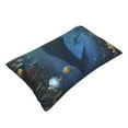 thumbnail image 1 of Daiia Underwater Dolphin Bedding Waterproof Pillow Protector Zippered Queen – Bed Bug Proof Pillow Encasement-16"x24", 1 of 6