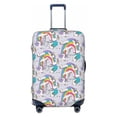thumbnail image 1 of Daiia Unicorn DoingYoga Luggage Cover, Thickened Washable Travel Luggage Covers, Elastic Unique Baggage Covers for 18-20 inch Luggage-X-Large, 1 of 9