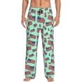thumbnail image 1 of Daiia Usa Flag Men's Sleep Pant with Pockets and Drawstring,Pajama Pants-X-Large, 1 of 9