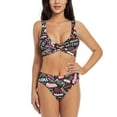 thumbnail image 1 of Daiia Various Languages Mother Women's Bikini Set Two Piece Swimsuit High Waisted Bikini Adjustable Straps Bikini Perfect for Beach, Pool, and Summer Vacation-Small, 1 of 9