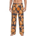 thumbnail image 1 of Daiia Various Oranges Men's Sleep Pant with Pockets and Drawstring,Pajama Pants-Medium, 1 of 9