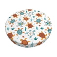 thumbnail image 1 of Daiia Various Turtle Stool Covers Round,Round Bar Stool Covers Waterproof Bar Chair Covers Washable Stool Cushion Slipcover for 12-14 Inch Chair-13 inch, 1 of 7