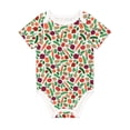 thumbnail image 1 of Daiia Vegetables Printed Unisex-Baby Short Sleeve Onesies Bodysuits Baby Climbing Clothes Soft and Comfortable Romper with Expandable Shoulder Design-12 Months, 1 of 8