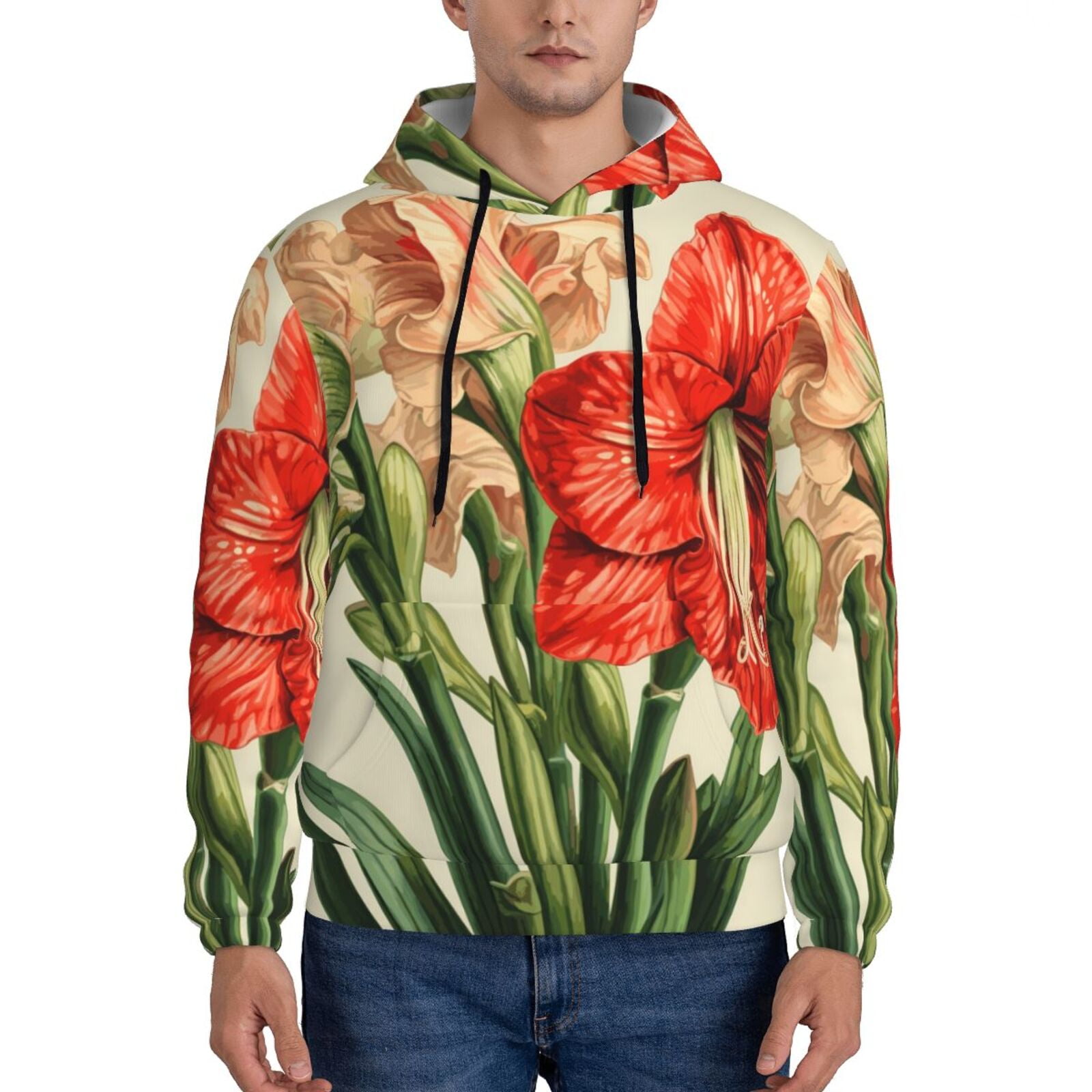 Floral Trippy Men's Sweatshirt