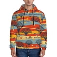 thumbnail image 1 of Daiia Vibrant Autumn Forest Hues for Men's Fashion Hoodies & Sweatshirts with Kangaroo Pocket Hooded Sweatshirt Breathable & Moisture Wicking-X-Large, 1 of 7