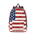thumbnail image 1 of Daiia Vintage American Flag Vintage Canvas Backpack for Men and Women ,Hiking Backpack,Travel Laptop Bag for School,Large Capacity Backpack-Medium, 1 of 8