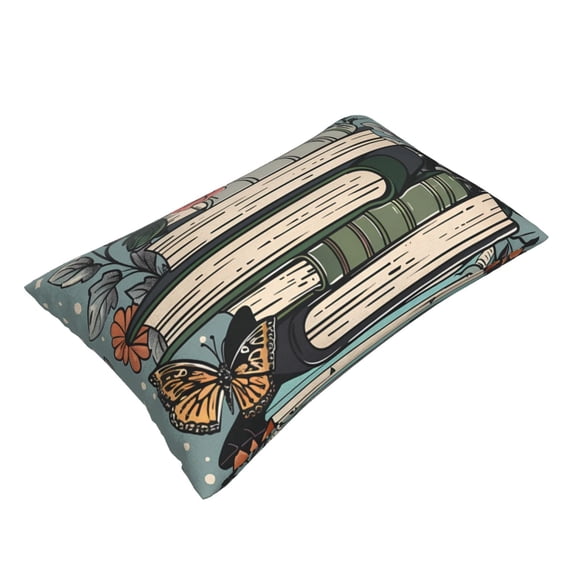 Daiia Vintage Art Butterfly Flower Bedding Waterproof Pillow Protector Zippered Queen – Bed Bug Proof Pillow Encasement-14"x20"