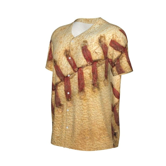 Daiia Vintage Baseball Mens Baseball Jersey Button Down Shirts Short Sleeve Sports Uniforms-Small