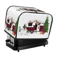 thumbnail image 1 of Daiia Vintage Buffalo Plaid Christmas Camper Pattern 2 slice Toaster Cover, Toaster Appliance Dust-proof Cover For Kitchen Small Appliance Dust Cover and Fingerprint Protection, 1 of 7