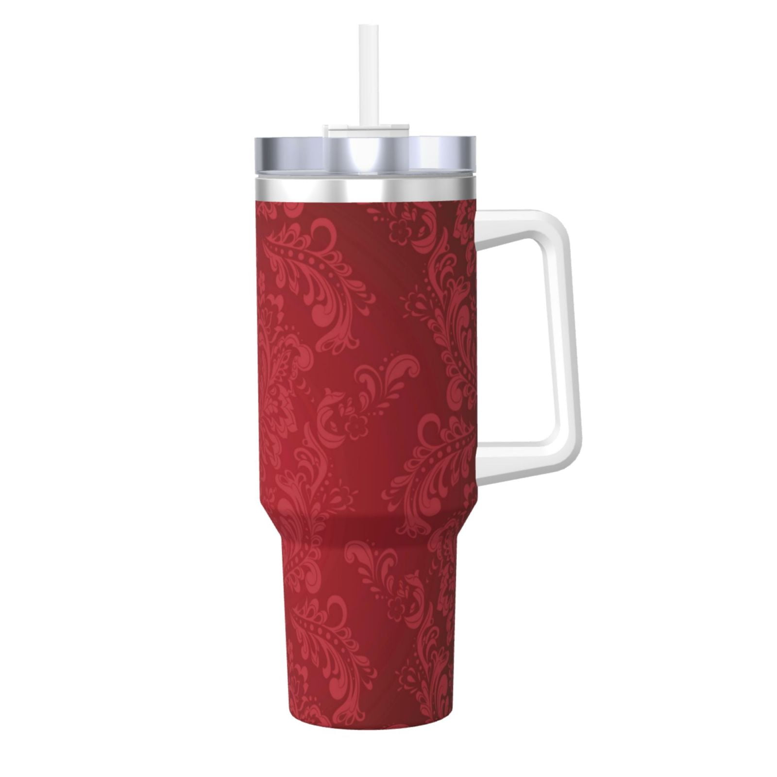 Urquhart Ancient Tartan Crest 40 oz Insulated Tumbler with Handle