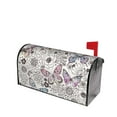 thumbnail image 1 of Daiia Vintage Butterflies Mailbox Cover , Magnetic Welcome Mailbox Wraps Post Letter Box Cover for Garden Yard Home Decor-21x18 in, 1 of 9