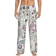 thumbnail image 1 of Daiia Vintage Butterflies Men's Sleep Pant with Pockets and Drawstring,Pajama Pants-XX-Large, 1 of 9