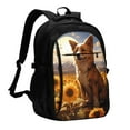 thumbnail image 1 of Daiia Vintage Cute Corgi Sunflower Pattern USB Charging Backpack for Men and Women, Anti-Theft Backpack,Travel Backpack,School Backpack,College Backpack,Laptop Backpack, 1 of 7