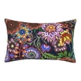thumbnail image 1 of Daiia Vintage Floral Bedding Waterproof Pillow Protector Zippered Queen – Bed Bug Proof Pillow Encasement-14"x20", 1 of 9
