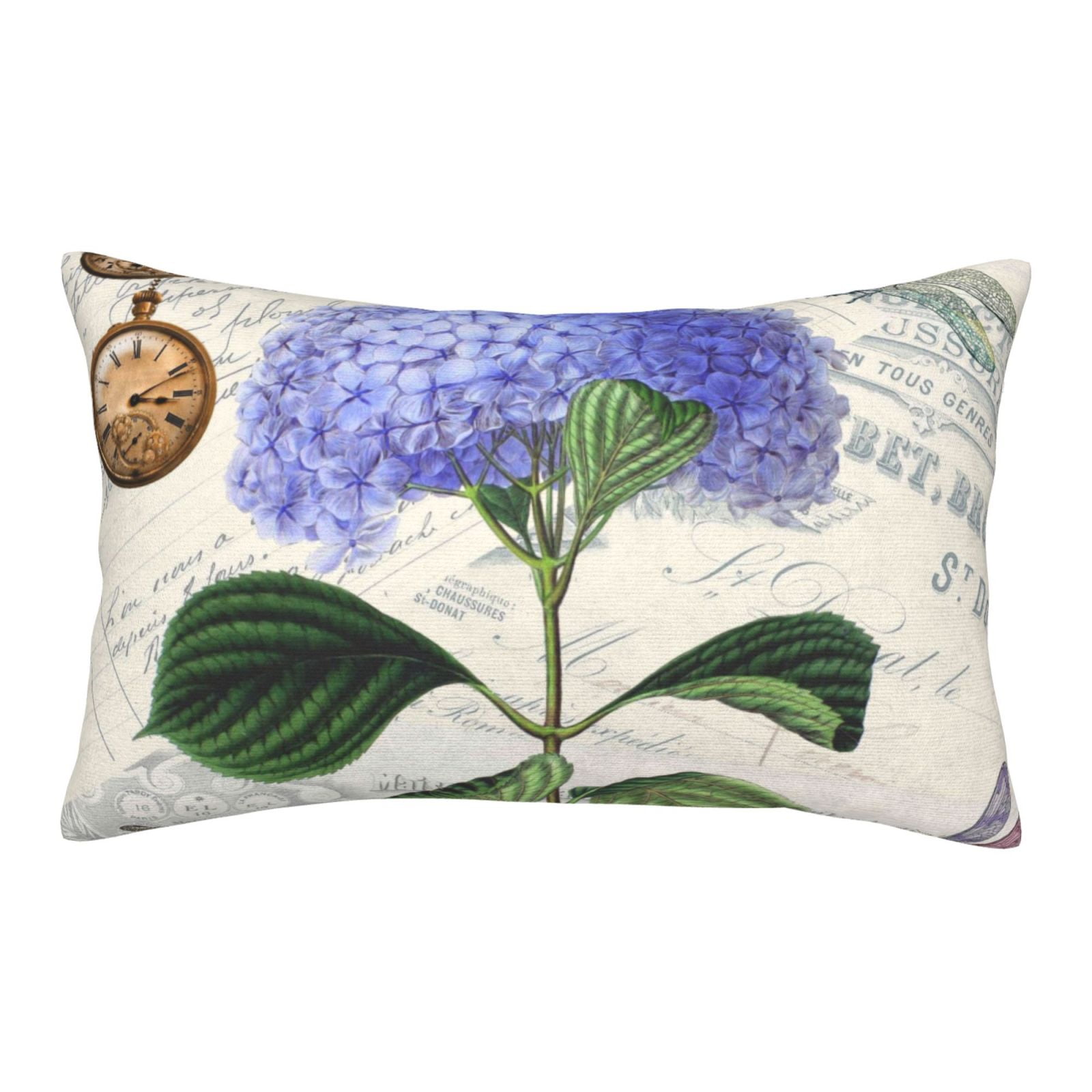 Daiia Vintage Flower Bedding Waterproof Pillow Protector Zippered Queen ...