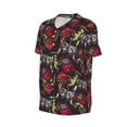thumbnail image 1 of Daiia Vintage Gaming Mens Baseball Jersey Button Down Shirts Short Sleeve Sports Uniforms-Large, 1 of 9