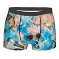 thumbnail image 1 of Daiia Vintage Map Travel Essentials Men's Underwear Boxer Briefs, Cotton Stretch Moisture-Wicking Underwear-Medium, 1 of 9