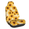 thumbnail image 1 of Daiia Vintage Marble Pattern Sunflower Printed Car Seat Cover - Waterproof & Sweatproof - Universal Fit, Machine Washable, Non-Slip - Seat Protector for Car, Truck, SUV, Van (1 Pack), 1 of 5