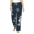 thumbnail image 1 of Daiia Vintage Marine Women's Sleep Pant with Pockets and Drawstring,Pajama Pants-X-Large, 1 of 9