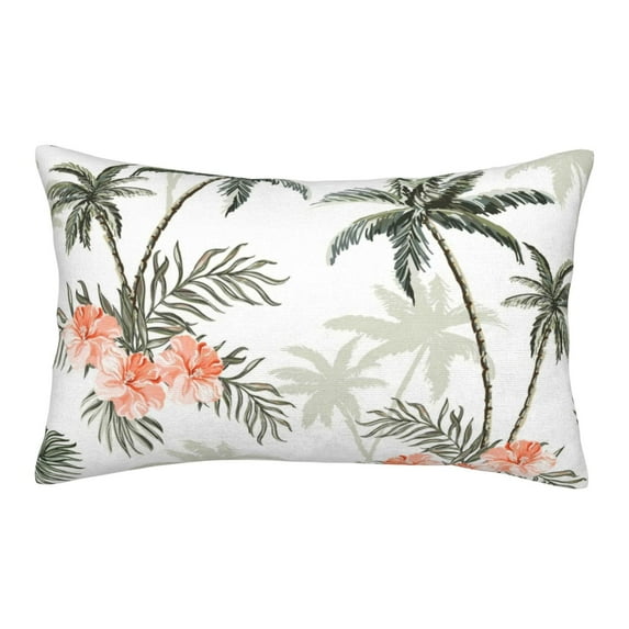 Daiia Vintage Palm Trees Bedding Waterproof Pillow Protector Zippered Queen – Bed Bug Proof Pillow Encasement-14"x20"
