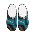 thumbnail image 1 of Daiia Vintage Pickup Sunflower Dog Print Women’s Fuzzy Slippers Memory Foam Lightweight House Shoes Cozy Loafer Flannel House Shoes-40/41, 1 of 7