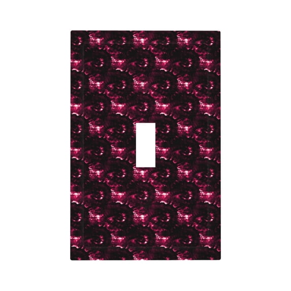 Daiia Vintage Psychedelic Pattern Decorator Wall Plate Child Safe Outlet Cover, Switch and Outlet Covers,Size 1-Gang 5.0" x3.0" , Polycarbonate Thermoplastic-Style T
